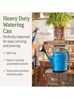 French Blue Watering Can -Pots - Planters Store 06341 7