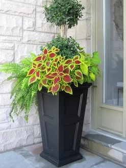Fairfield Self-Watering Tall Patio Planters, 28” -Pots - Planters Store 39 342 103V tif