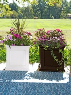 Fairfield Self-Watering Square Planter, 20” X 20” -Pots - Planters Store 39618 3022 001E tif