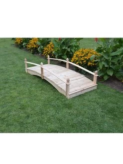 Acorn Garden Bridge Unfinished 3' X 10' -Pots - Planters Store 3 4 crop 8613404 02V 1