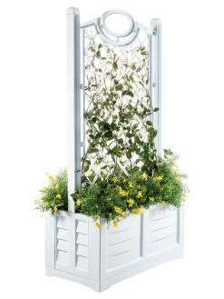 Separate Flower Box With Trellis -Pots - Planters Store 3 4 crop 8613626 14V