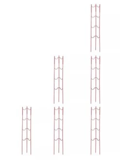 Stacking Tomato Ladders, Set Of 6 -Pots - Planters Store 40309 Red stacking tomato ladders set of 6 red tif