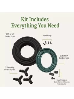 Garden Row Snip-n-Drip Soaker System -Pots - Planters Store 8587042 inclusion