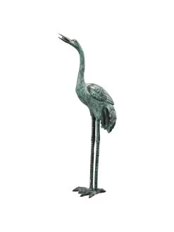 Bronze Crane Statues, Large -Pots - Planters Store 8589919 001v