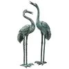 Bronze Crane Statues, Large -Pots - Planters Store 8589920 001v