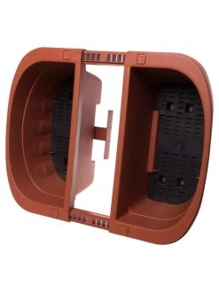 Self-Watering Saddle Railing Planter, 16" -Pots - Planters Store 8592175TC 2028z tif