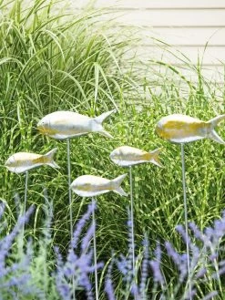 Fish Out Of Water Garden Stakes, Set Of 5 -Pots - Planters Store 8593672 9131 tif