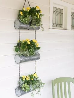 Galvanized Hanging Triple Planter -Pots - Planters Store 8595213 1108 tif