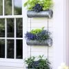 Galvanized Hanging Triple Planter 2 Galvanized Hanging Triple Planter -Pots - Planters Store 8595213 6966 tif