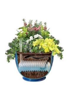 Mazzano Self-Watering Planters -Pots - Planters Store 8596570 SWMazzano19 Blue art tif