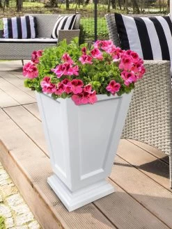 Kensington Self-Watering Tall Patio Planter, 25" 9 Kensington Self-Watering Tall Patio Planter, 25" -Pots - Planters Store 8598549 02V tif