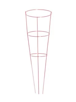 Heavy-Duty Plant Supports 42", Set Of 5 8 Heavy-Duty Plant Supports 42", Set Of 5 -Pots - Planters Store 8600029 02v heavy duty colorful plant supports 42 inch red