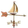 Sailboat Garden Copper Weathervane With Pole -Pots - Planters Store 8600347 02v sailboat garden copper weathervane pole