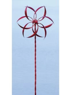 Feather Staked Wind Spinner, 15" 9 Feather Staked Wind Spinner, 15" -Pots - Planters Store 8600479 02v feather staked wind spinner 15 inch red