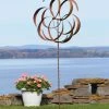 Flower Staked Wind Spinner, 29" 1 Flower Staked Wind Spinner, 29" -Pots - Planters Store 8600485 01v flower staked wind spinner 29 inch