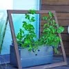 Mira Modern Garden Trellis Jr. -Pots - Planters Store 8600514 03v mira modern garden trellis jr oxide