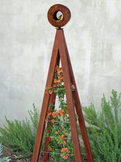 Bird Cafe + Akoris Garden Tuteur Jr. 16 Bird Cafe + Akoris Garden Tuteur Jr. -Pots - Planters Store 8600525 06v bird cafe akoris garden tuteur oxide 1