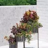 Galvanized Grow Bag Triple Planters With Stand -Pots - Planters Store 8609180 0346 tif