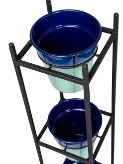 Steel Vertical Plant Stand With Metal Pots 9 Steel Vertical Plant Stand With Metal Pots -Pots - Planters Store 8609183 4966 tif