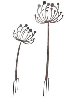 Queen Anne's Lace Garden Stake Set Of 2 -Pots - Planters Store 8610210 8091 tif