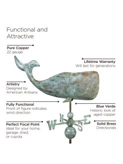 Whale Weathervane -Pots - Planters Store 8610226 04v