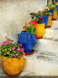Bright Pots Outdoor Wall Art, -Pots - Planters Store 8610267 01V jpg