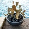 Desert Steel Prickly Pear Cactus Sculpture, Redondo 2 Desert Steel Prickly Pear Cactus Sculpture, Redondo -Pots - Planters Store 8610768 01v desert steel prickly pear cactus redondo