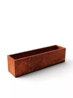 Veradek Metallic Series Corten Steel Window Box Planter, 36" -Pots - Planters Store 8611609 05V tif