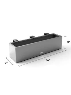 Veradek Metallic Series Railing Planters -Pots - Planters Store 8611610 19v