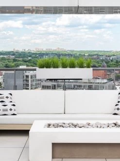 Veradek Metallic Series Railing Planters -Pots - Planters Store 8611612 27v