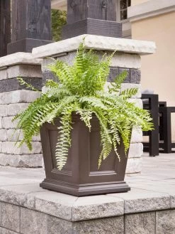 Fairfield Self-Watering Square Planter, 16” X 16” -Pots - Planters Store 8611695 02V tif