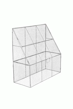 Chicken Wire Flat Back Crop Coop -Pots - Planters Store 8611701 FlatBackCropCoop gif