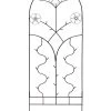 Achla Primrose Trellis & Side Panels -Pots - Planters Store 8611800 01v achla primrose trellis and side panels black powder coated wrought iron