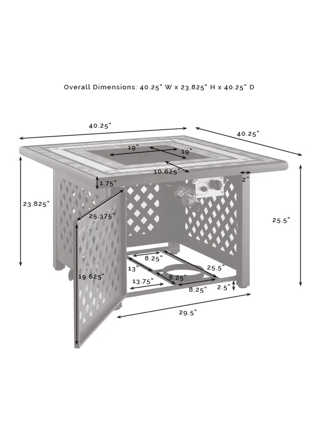 Crosley Tucson Fire Table 10 Crosley Tucson Fire Table - Image 8