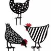 Chicken Friends Garden Stakes Set 1 Chicken Friends Garden Stakes Set -Pots - Planters Store 8612016 4547 chicken friends garden stakes set