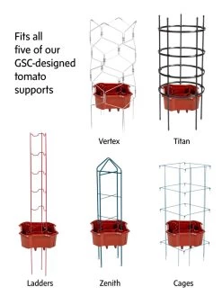 Deluxe Tomato Halos, Set Of 2 -Pots - Planters Store 8612045 support composite tif