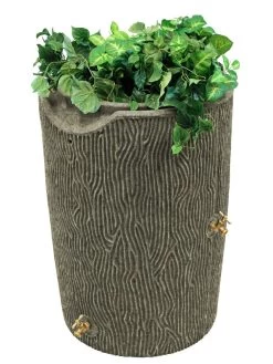 Impressions Bark 50 Gallon Rain Saver -Pots - Planters Store 8612301 03V jpg