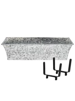 Achla Designs Handrail Flowerbox Bracket Kit For Rail -Pots - Planters Store 8612883 01v achla designs handrail flowerbox bracket kit for 2x4 inch rail