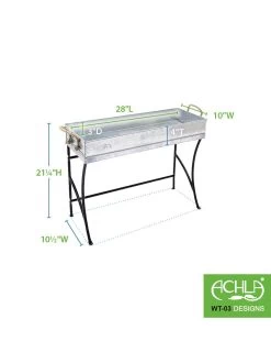 Achla Designs Trestle Plant Stand -Pots - Planters Store 8612886 05v