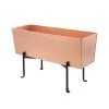 Achla Designs Copper Flower Box With Folding Stand -Pots - Planters Store 8612914 02v achla designs copper flower box with folding stand