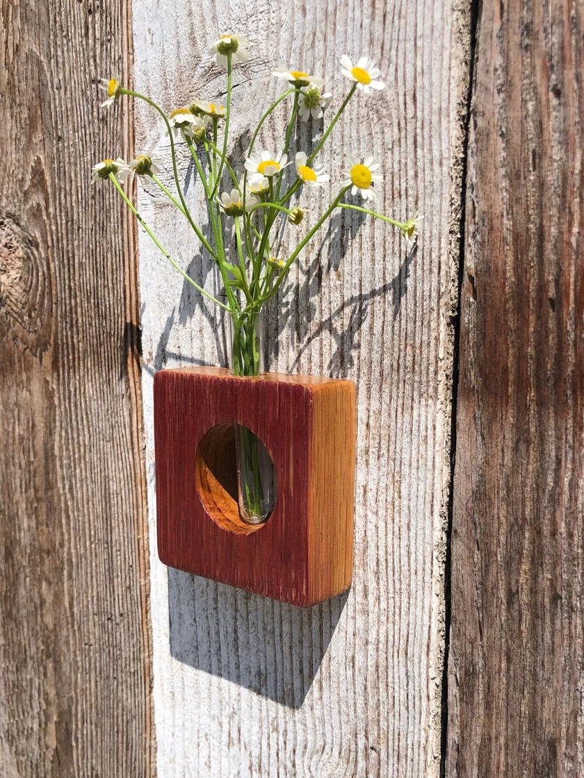 Wine Barrel Counter Top Vase Or Propagation Station 8 Wine Barrel Counter Top Vase Or Propagation Station - Image 6