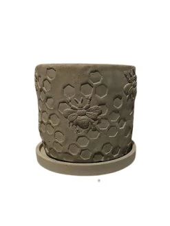 Concrete Honeycomb Bee Planter -Pots - Planters Store 8613044 01v