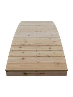 Plank Garden Bridge Unfinished 3' X 8' -Pots - Planters Store 8613100 02v