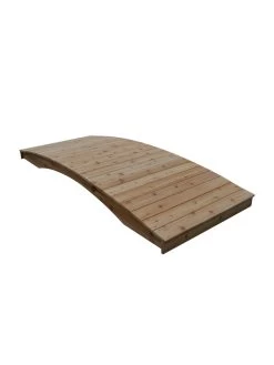Plank Garden Bridge Unfinished 4' X 10' -Pots - Planters Store 8613127 03v 2