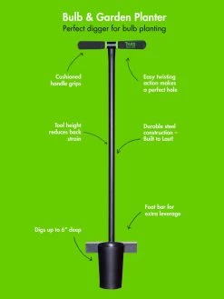 Yard Butler® Long Handled Bulb Planter -Pots - Planters Store 8613157 03v