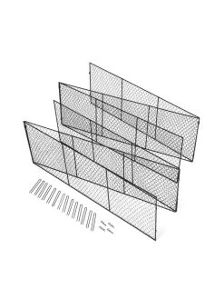 Chicken Wire Critter Fence, 16" High -Pots - Planters Store 8613249 3969