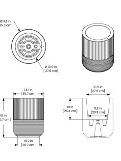 Arden Round Planter -Pots - Planters Store 8613267 01V tif