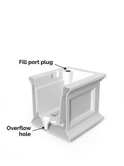 Fairfield Self-Watering Window Box, 2’ -Pots - Planters Store 8613268 04V tif