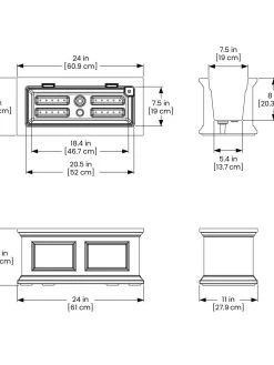 Fairfield Self-Watering Window Box, 2’ -Pots - Planters Store 8613268 06V tif