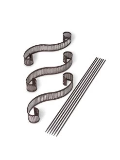 Scroll Linking Stakes, Set Of 3 -Pots - Planters Store 8613321 5899